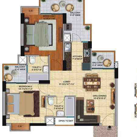 ACE City Noida Extension - 2bhk